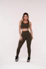 Conjunto Feminino Fitness Energy Legging E Top Academia - FORÇA DO SOL