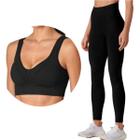 Conjunto Feminino Fitness Top e Legging Lupo Original