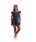 Conjunto Feminino Infantil Cropped e Short Verão Petit Cherie 23354