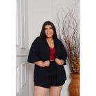 Conjunto Feminino Plus Size Ano Novo Branco Luxo G2 KN -A