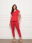 Conjunto Feminino Scrub Sheila Enfermeira Hospitalar Em Alfaiataria Premium