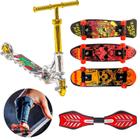 Conjunto Fingerboard Colorido Miniatura Skate Hoverboard - Dute Toys