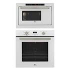 Conjunto Fischer de Embutir Forno Elétrico Branco 82L C/ Timer e Micro ondas Branco 25L c/ Grill 220V