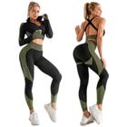 Conjunto Fitness 03 Peças Academia Yoga - Marca própia