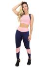 Conjunto Fitness Calça Legging e Cropped Hot&Serious