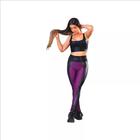 Conjunto Fitness Colors Top Embutido E Calça Cós Alto - CDG