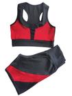 Conjunto Fitness Feminino Roupa Academia Short E Top - WM