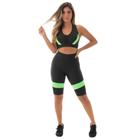 Conjunto Fitness Fristyle Bermuda E Top Academia Feminino