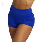 CONJUNTO FITNESS SHORTINHO EMPINA BUMBUM E TOP AZUL BIC - Tam unico