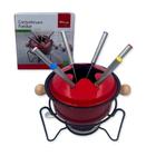 Conjunto Fondue 10 Peças Carne Chocolate Jantar Romântico