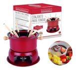 Conjunto Fondue 11 Peças Carne Chocolate Jantar - Haüskraft