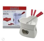 Conjunto Fondue Herstal Branca 7 Peças - Hauskraft