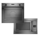 Conjunto Forno à Gás de Embutir 80 Litros Electrolux + Micro-ondas de Embutir 34 Litros - Cinza / "220V"