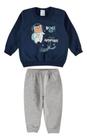 Conjunto Frio Casaco Calça Moletom Infantil Menina Menino