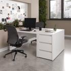 Conjunto Home Office 4 Peças 2 Mesas 120cm 2 Gaveteiros Ficus CabeCasa MadeiraMadeira