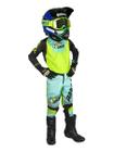 Conjunto Infantil Amx Classic Silver Camisa Calça Trilha Motocross