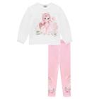 Conjunto Infantil Bailarina Blusa Cotton Legg Fly Tech Kukiê