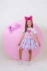 Conjunto Infantil Barbie Feminino Tamanho 8