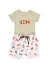 Conjunto Infantil Bebe P ao GG Minimalista