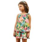 Conjunto Infantil Blusa Alça E Short 49024 - Infant Flora