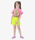 Conjunto infantil blusa com shorts rovitex kids