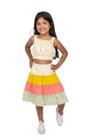 Conjunto Infantil Blusa e Saia Lese Ser Garota 7776