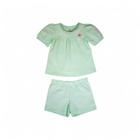 Conjunto Infantil Blusa E Short em Algodão