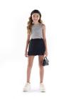 Conjunto Infantil Blusa e Shorts Saia Menina Anjo 4450052