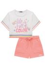 Conjunto Infantil Blusa e Shortsw Kukie 75774