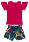 Conjunto Infantil Blusa + Shorts Douvelin 6620