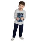 Conjunto Infantil Blusão com Calça Rovitex Kids Cinza