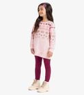 Conjunto Infantil Blusão Com Legging Rovi Kids Rosa