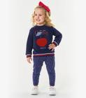 Conjunto Infantil Blusão Com Legging Trick Nick Azul