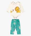 Conjunto Infantil Body Com Legging Rovi Kids Bege