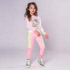 Conjunto Infantil Calça e Blusa manga Longa Neon