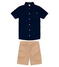 Conjunto Infantil Camisa Com Bermuda Trick Nick Azul