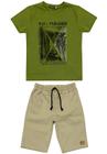 Conjunto Infantil Camiseta + Bermuda Ser Garoto 6471