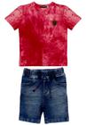 Conjunto Infantil Camiseta + Bermuda Ser Garoto