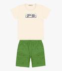 Conjunto Infantil Camiseta Com Bermuda Trick Nick Verde