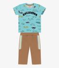 Conjunto Infantil Camiseta Com Calça Trick Nick Azul