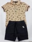 Conjunto Infantil Camiseta Polo + Bermuda Dila 03619