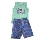 Conjunto infantil camiseta regata bermuda menino Malwee Elian Kyly