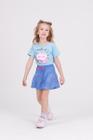 Conjunto Infantil Coelho Babados Azul