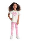 Conjunto Infantil com Bata e Legging para Menina Quimby