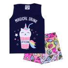 Conjunto Infantil Cotton Magical Turminha &amp Cia Marinho