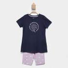 Conjunto Infantil Curto Hering Casual Menina