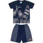 Conjunto Infantil de Menino Esporte Marinho