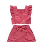 Conjunto Infantil De Verao Menina Moda Bloguerinha Babadinho Diva Infantil