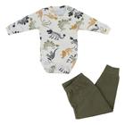 Conjunto Infantil Di Grassi Dino Off White e Verde - 329