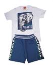 Conjunto infantil elefante kyly camiseta + bermuda